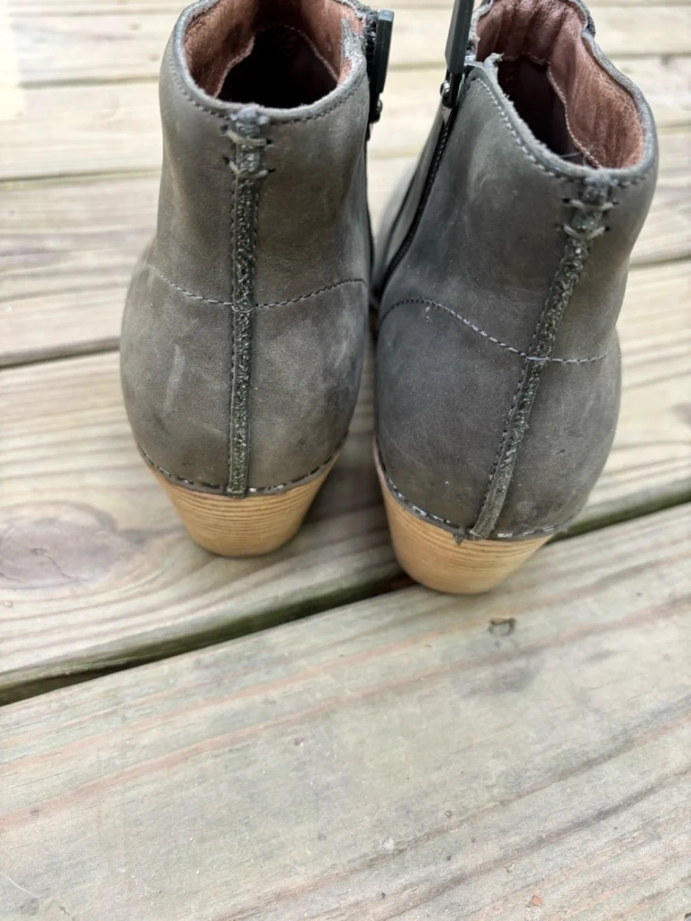 Dansko Olive Suede Maria Ankle Bootie 6.5